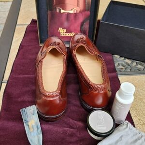 Allen Edmonds Maxfield Tassel Loafers Men, Size 9.5E, Dark Chili NEW IN BOX